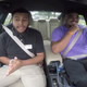 A.J. Francis (right) and Uber passenger
YouTube Screenshot